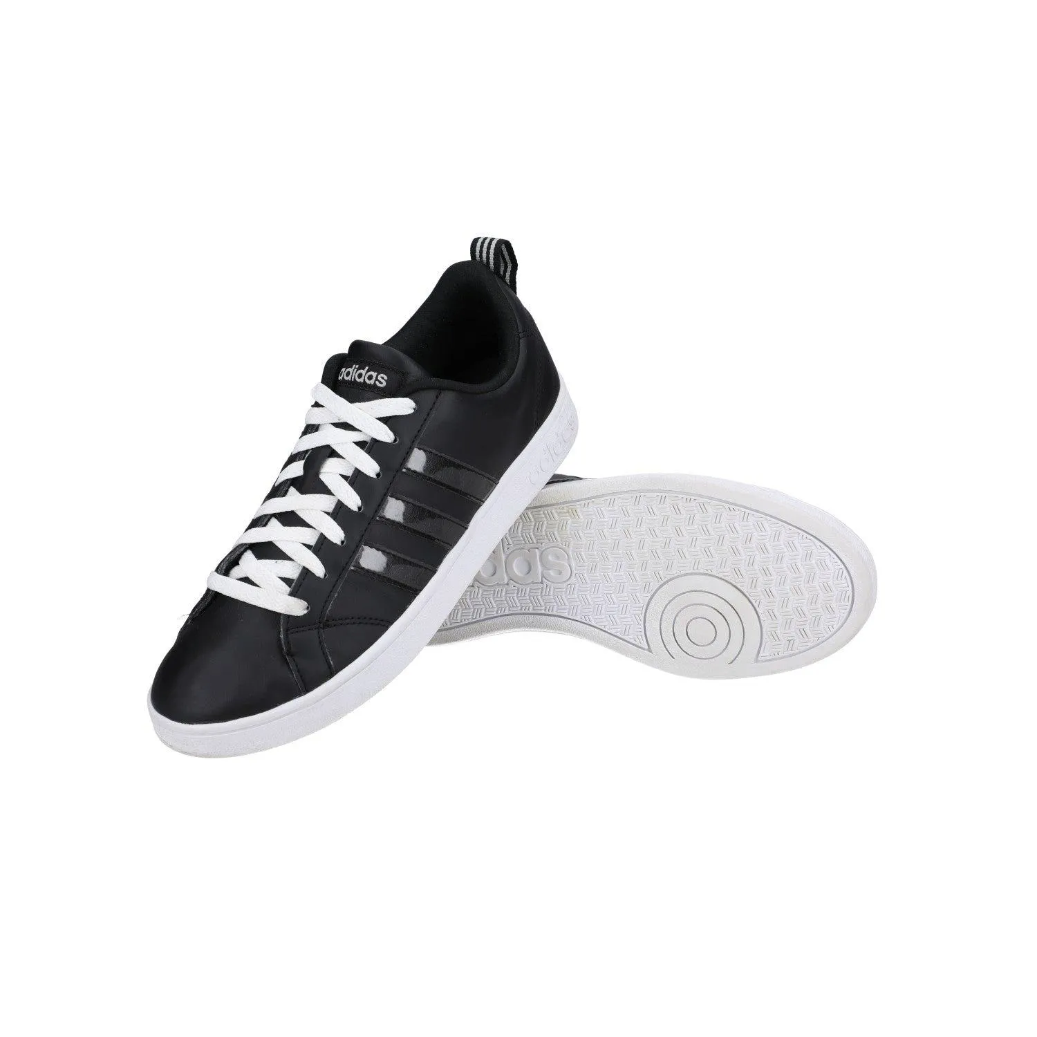 Adidas Neo Vs Advantage Low-Top Sneakers Leather Black Colour For Women
