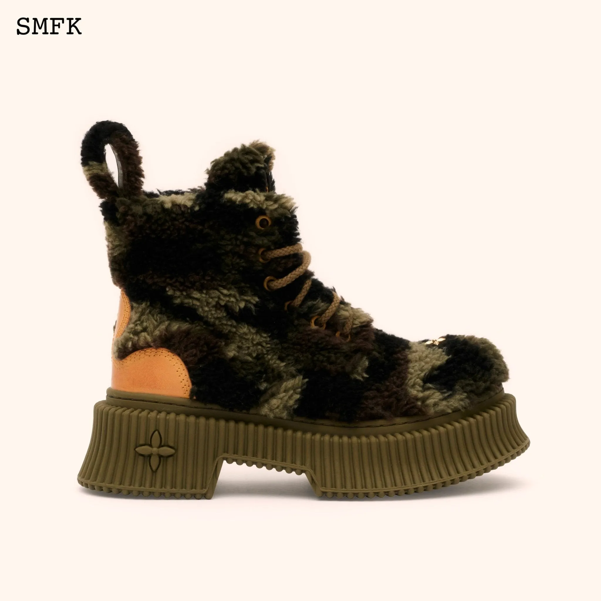 Compass Green Camouflage Desert Boots