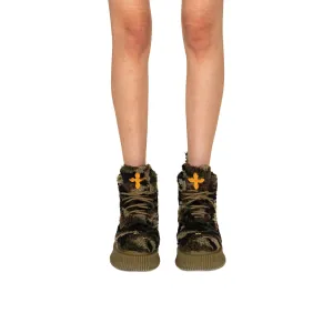 Compass Green Camouflage Desert Boots