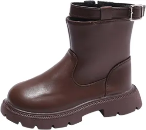 Kids Squeaky Shoes Girls Autumn And Winter Children Boots Boys And Girls Thick Soles Non Slip Boots