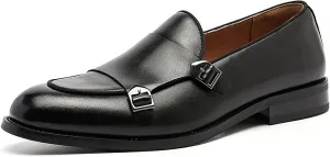 Men's Dress Shoes Leather Penny Loafers for Men Slip-On Formal Dress Loafers for Men