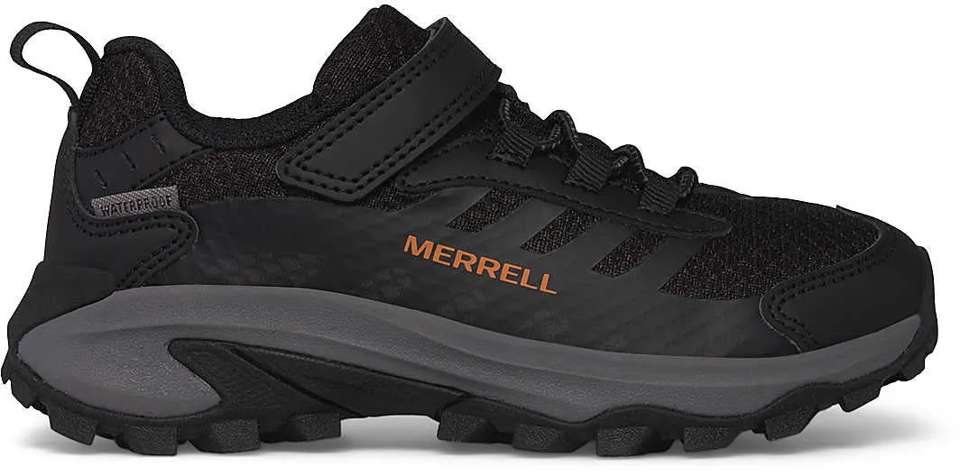Merrell Moab Speed 2 A/C Waterproof Junior Walking Shoes - Black