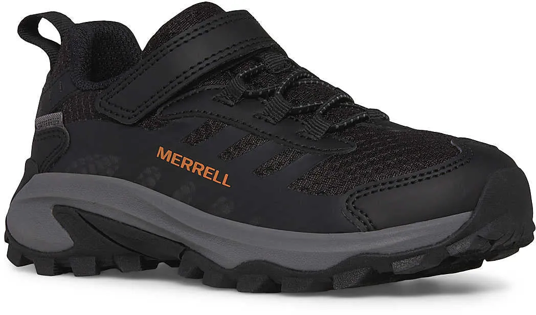 Merrell Moab Speed 2 A/C Waterproof Junior Walking Shoes - Black