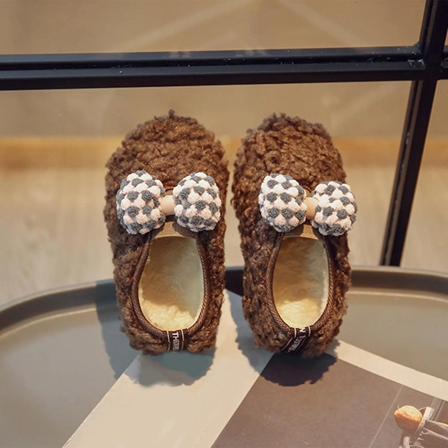 Toddler Boot Girls Winter Children Boots Boys And Girls Cotton Shoes Flat Bottoms Non Tassel Boots for Toddler Girls
