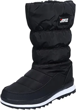 Women's Winter Boots Waterproof Fuzzy Boots Fleece Insulated Fur Boots Platform Anti-Slip Outdoor Ankle Booties Duck Boots